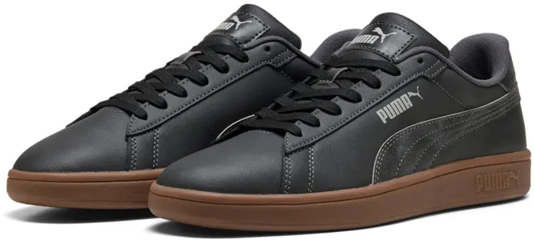 PUMA Smash V2 Heren Sneakers - Zwart - Maat 40 - afbeelding 2 van 6