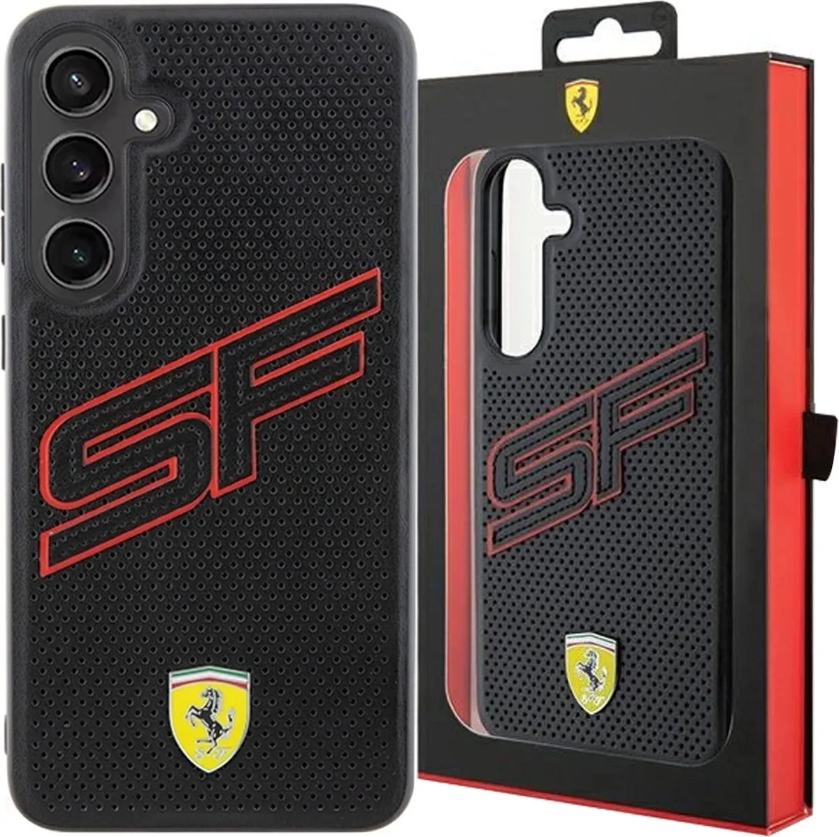 Ferrari Backcase Hoesje Samsung Galaxy S24 - Zwart - 3666339242565 - afbeelding 6 van 6