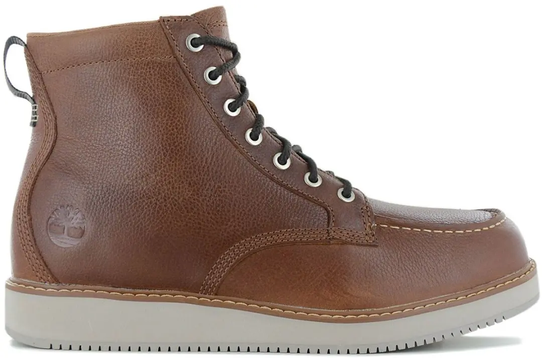 Timberland REDWOOD EDGE Mid Lace Boots voor heren, model TB 0A6CUT EM4, bruin.