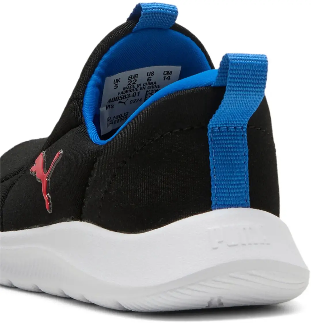 PUMA Fun Racer 2 Sliptech Sneakers Junior 20 - Zwart/Rood/Blauw - afbeelding 5 van 6