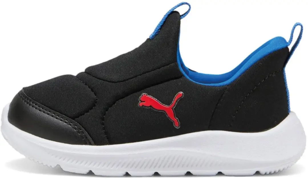 PUMA Fun Racer 2 Sliptech Sneakers Junior 20 - Zwart/Rood/Blauw - afbeelding 6 van 6