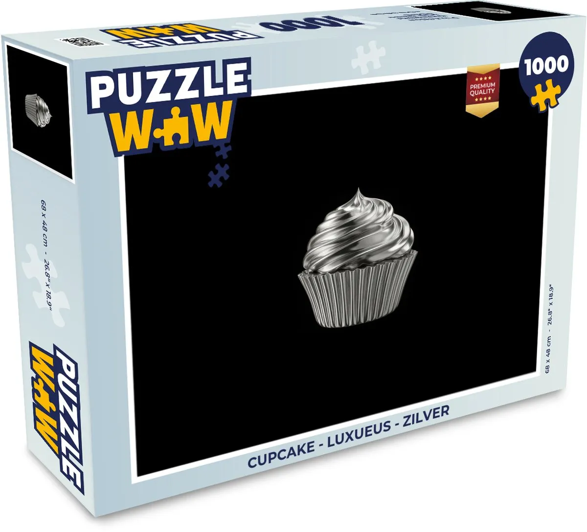 PuzzleWow Cupcake Legpuzzel 1000 Stuks