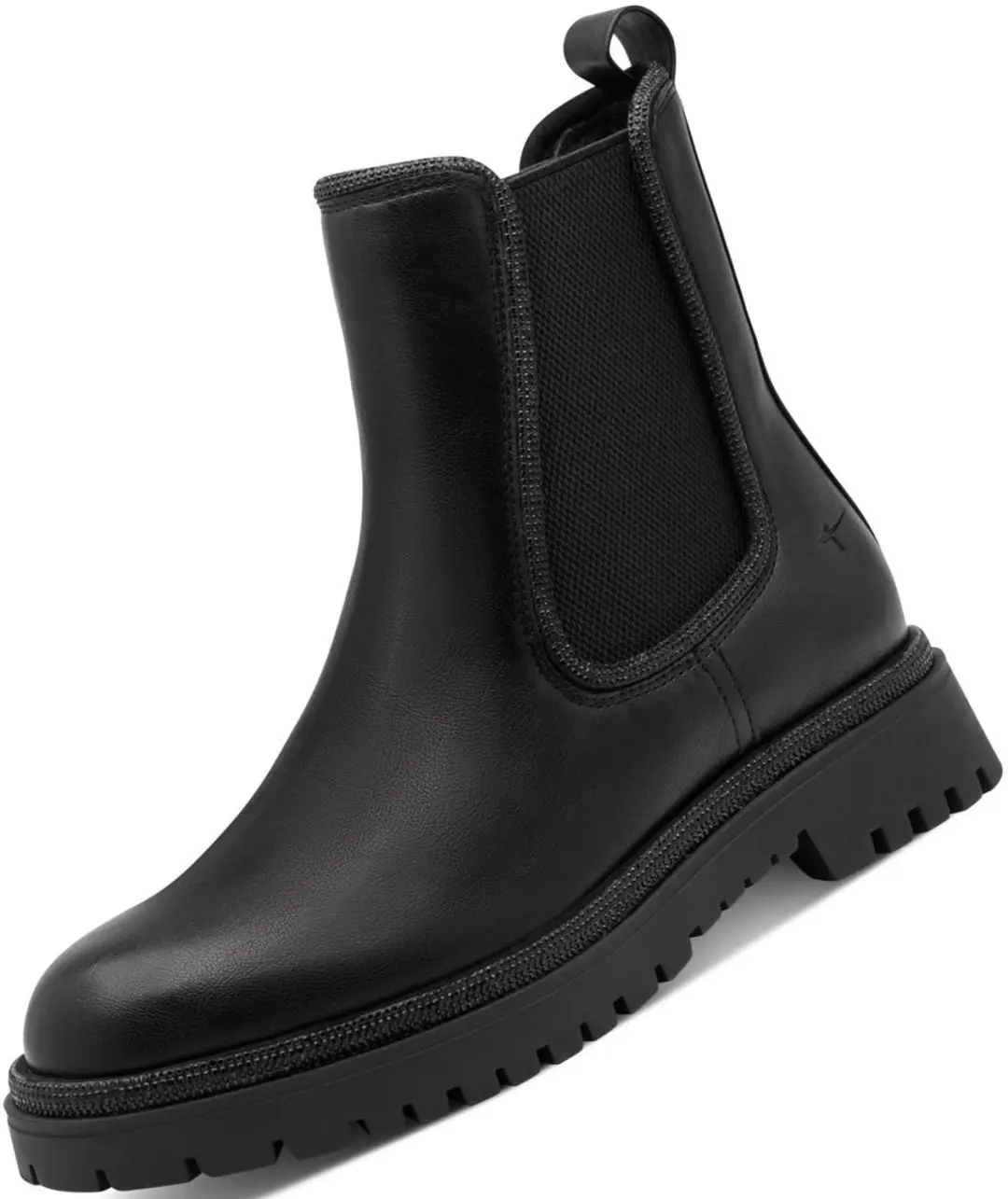 Tamaris Chelsea-laarzen voor dames, zwart 1-25477-47/043