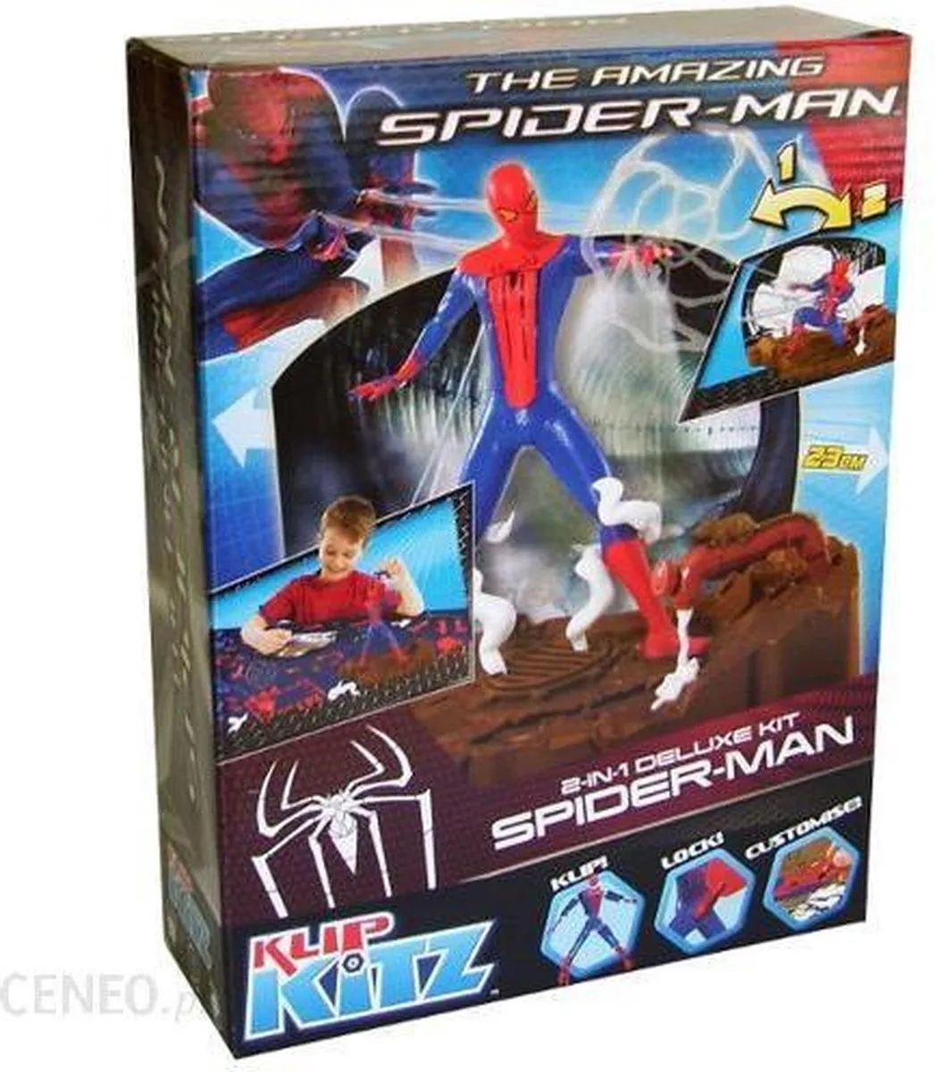 Marvel Spider-Man Klip Kitz 2-in-1 Deluxe Kit