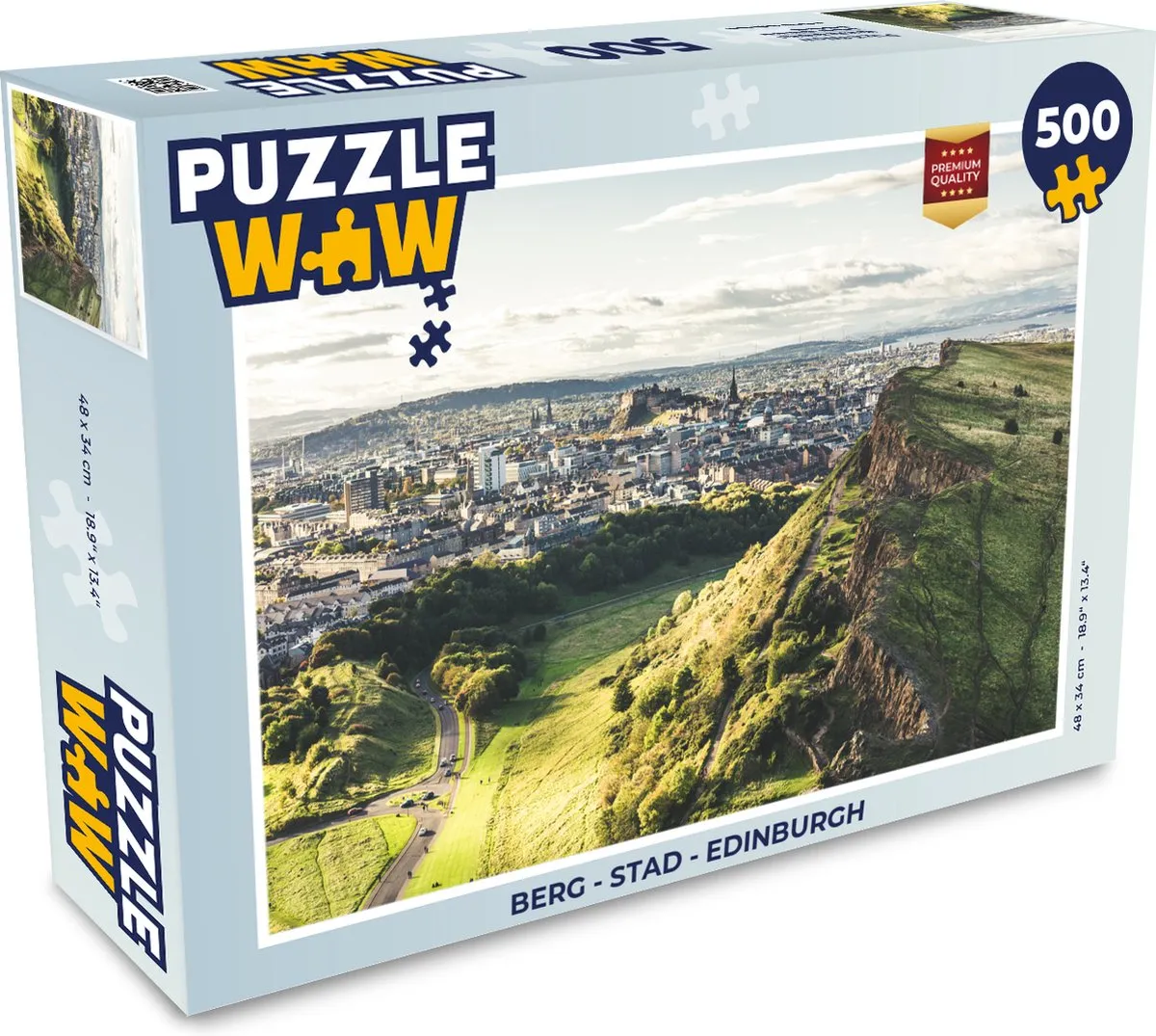 PuzzleWow Edinburgh Legpuzzel 500 Stuks