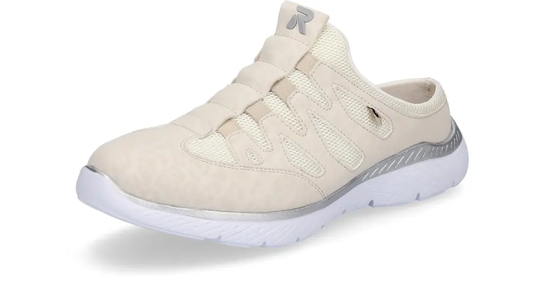 Rieker dames slip-on schoen beige