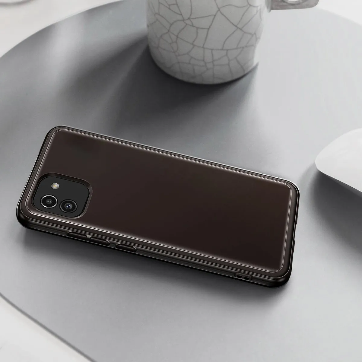 Samsung Soft Clear Hoesje Galaxy A03 - Zwart - afbeelding 6 van 6