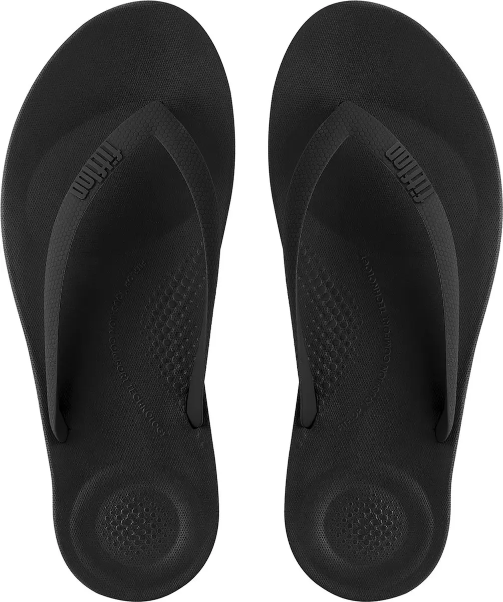Fitflop Slipper Iqushion Ergonomic Zwart