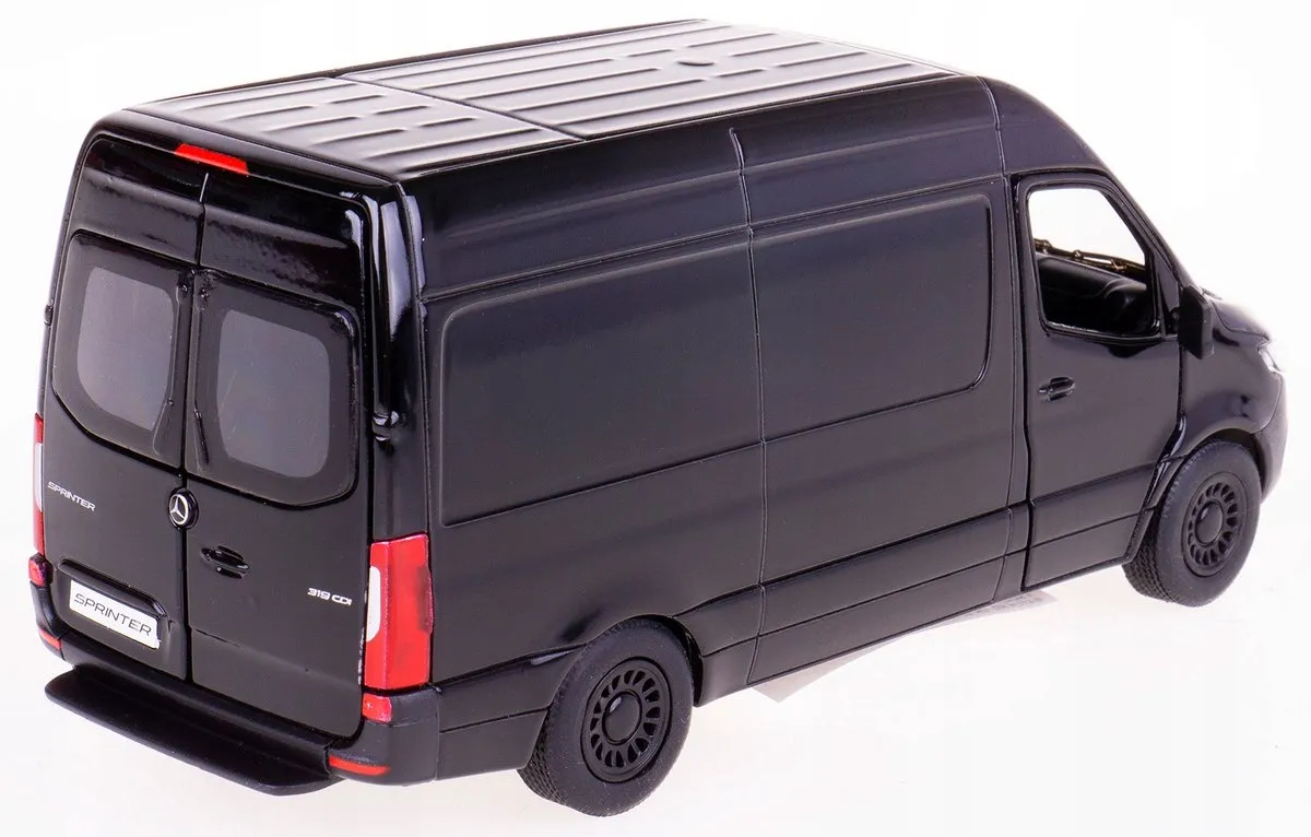 Mercedes-Benz Sprinter Modelauto 1:48 - Metaal Zwart