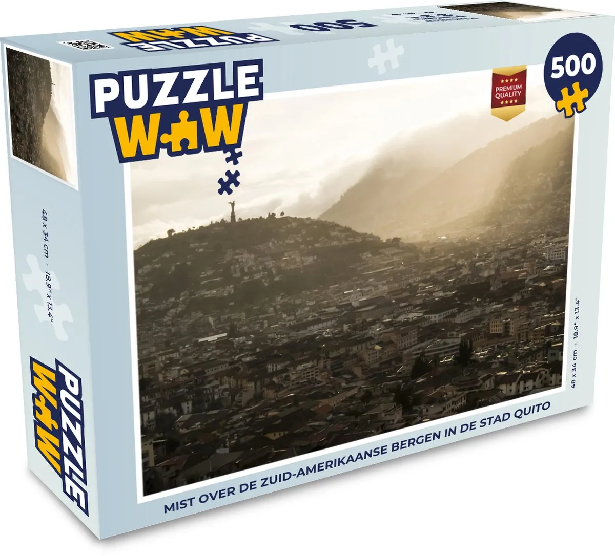 PuzzleWow Quito Legpuzzel 500 Stuks