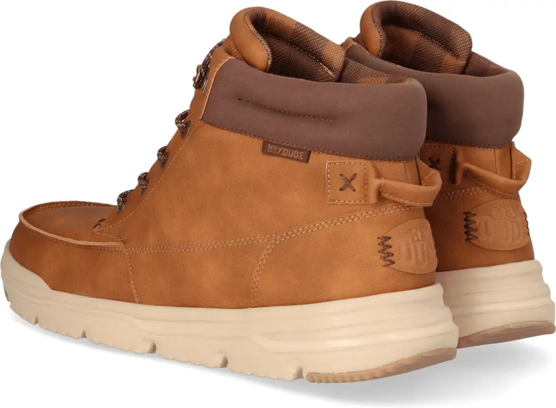 HEYDUDE Bradley II Classic Heren Boots Cognac - afbeelding 4 van 6