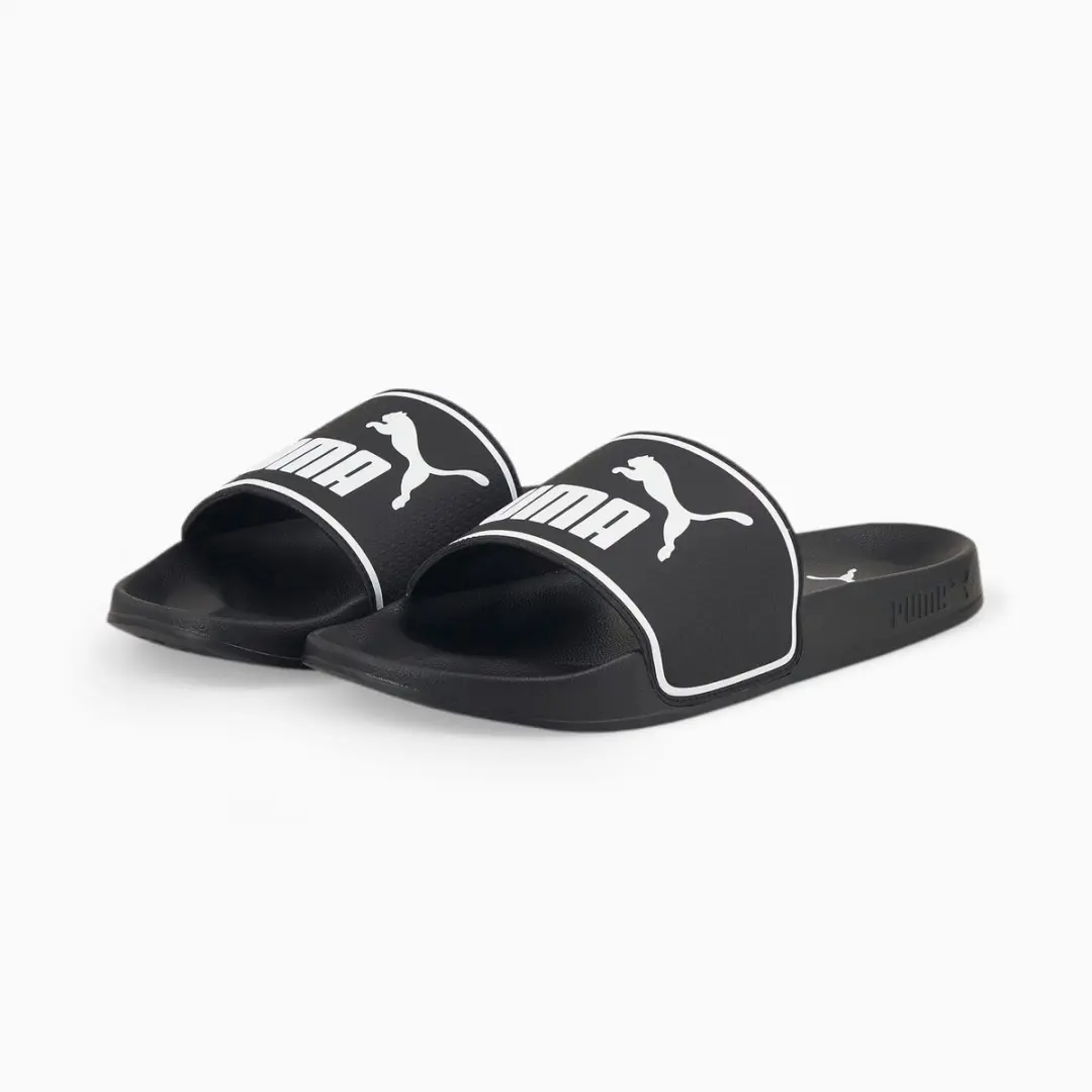 PUMA LeadCat 2.0 384139 Badslippers - 47 - Zwart/Wit - afbeelding 6 van 6