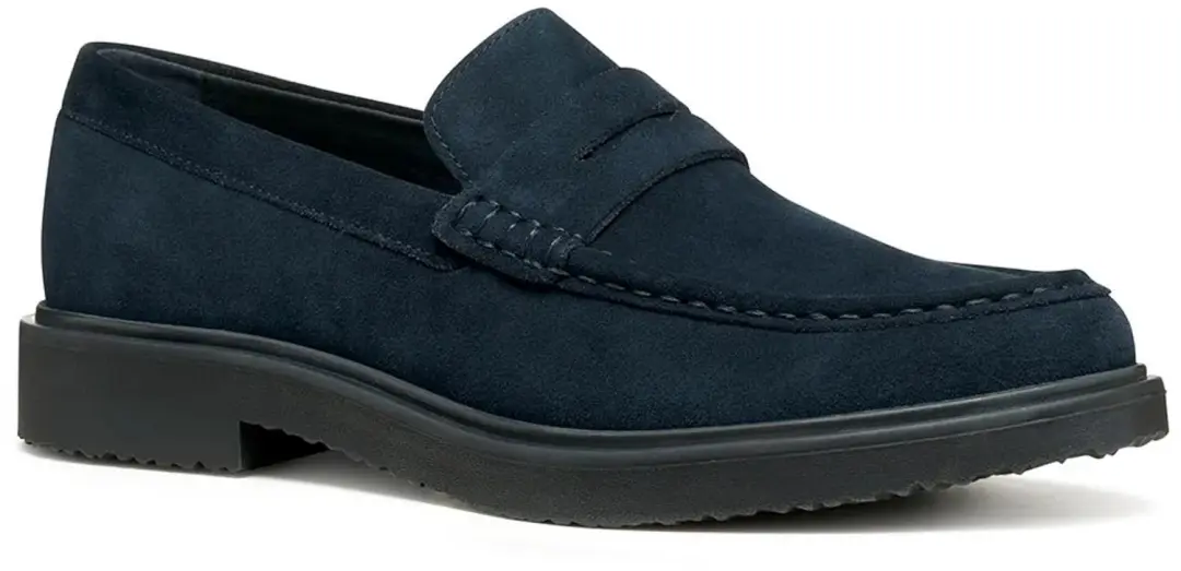 Geox Massimiano Loafers Blauw EU 46 Man