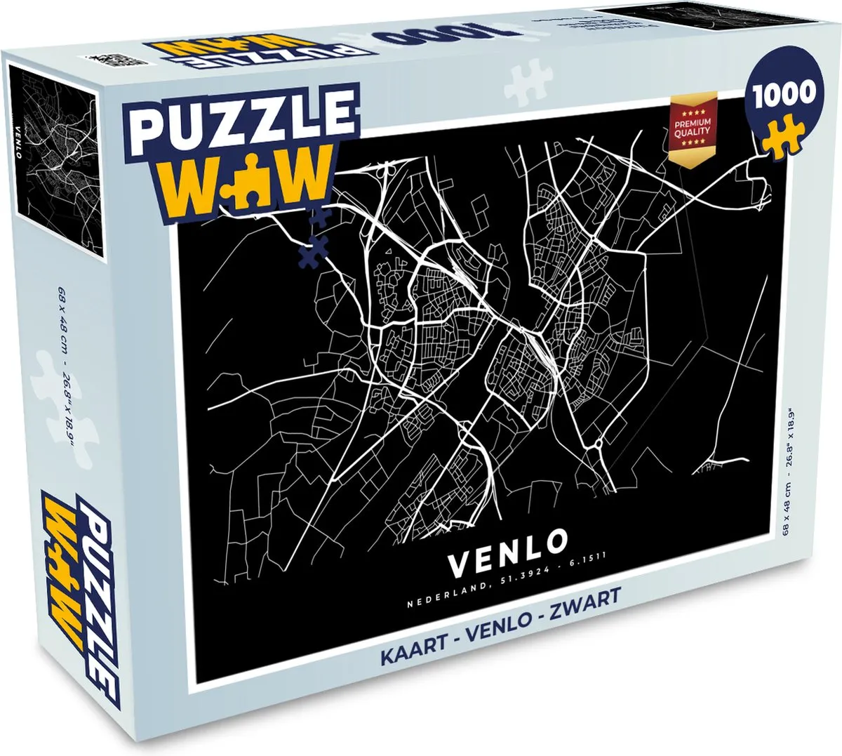 PuzzleWow Venlo Legpuzzel 1000 Stuks