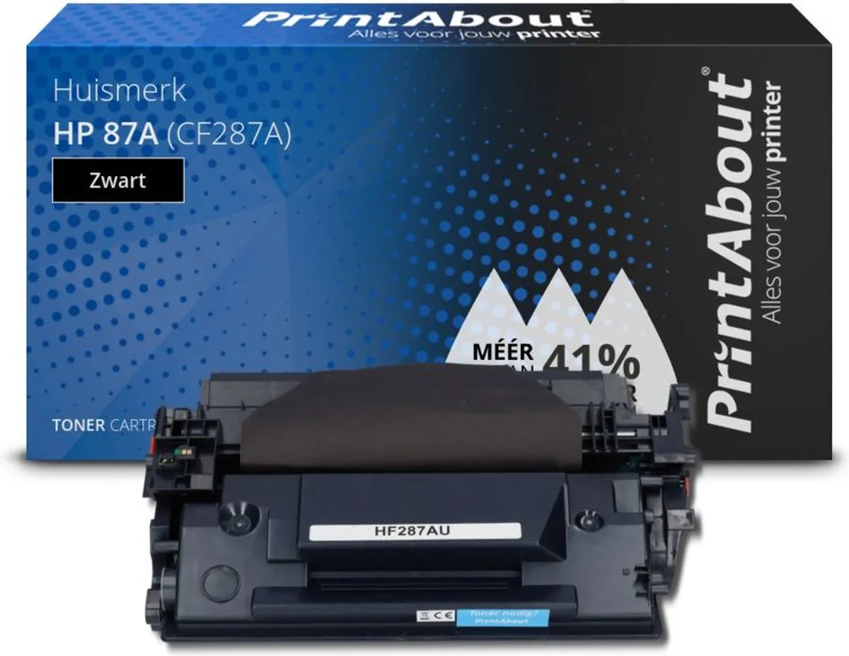 PrintAbout CF287A-PA Toner Zwart - 10.000 pagina's
