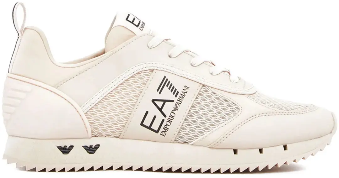 Ea7 Emporio Armani Black & White Laces Schoenen Beige EU 36