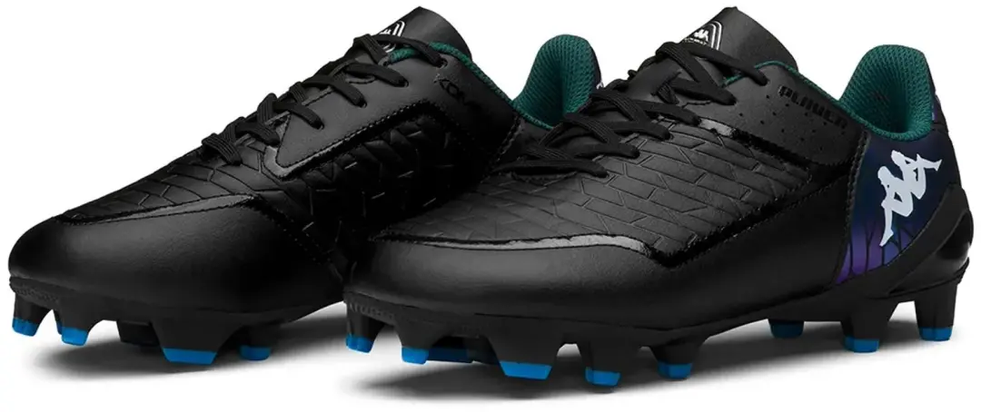 Kappa Kombat Player Base FG 341N4HW Voetbalschoenen - 43 - Zwart/Blauw - afbeelding 2 van 6