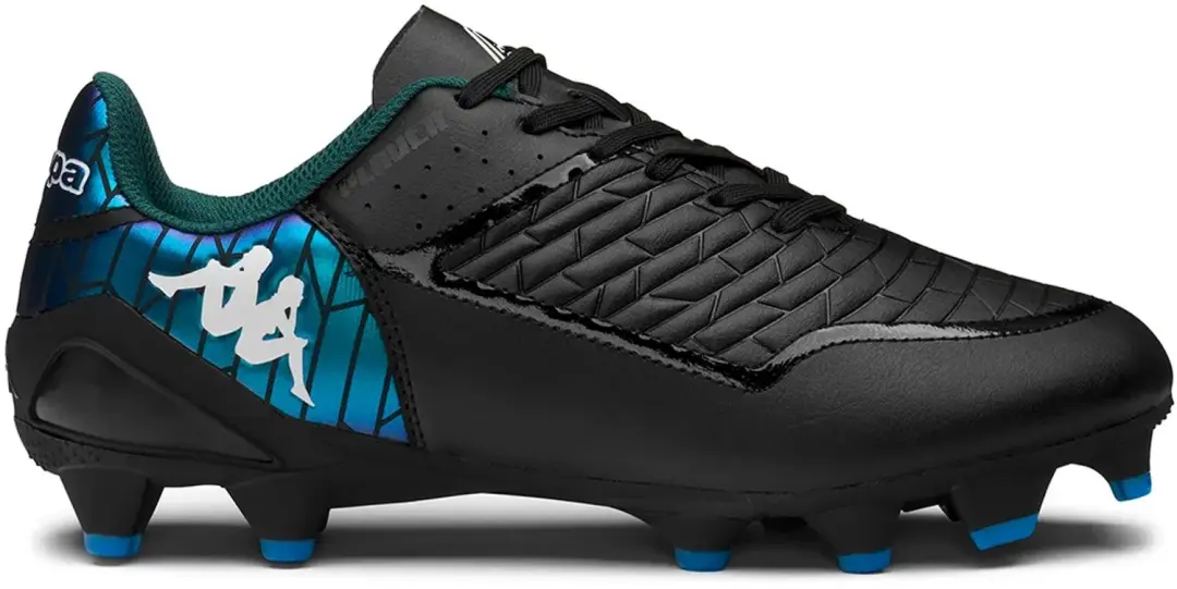 Kappa Kombat Player Base FG 341N4HW Voetbalschoenen - 43 - Zwart/Blauw - afbeelding 4 van 6