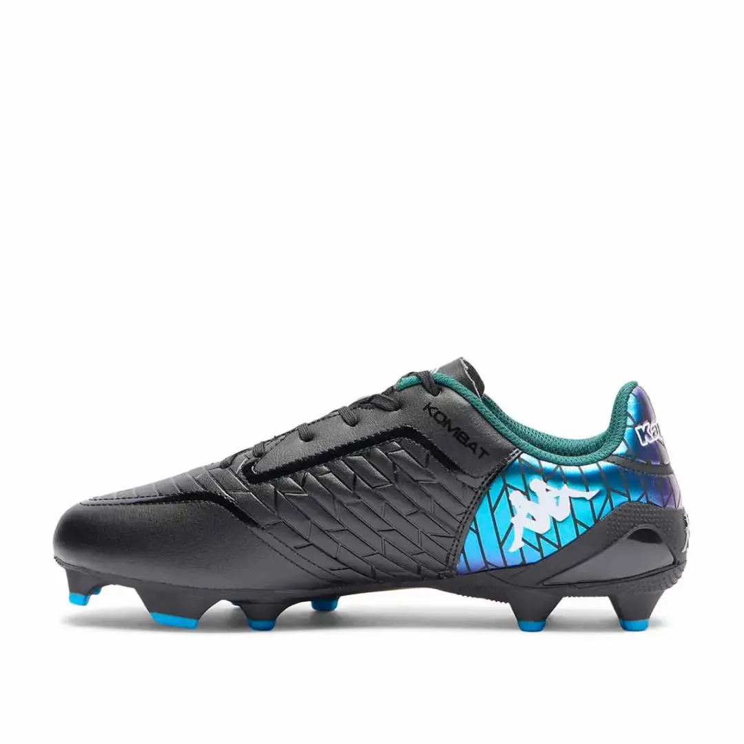 Kappa Kombat Player Base FG 341N4HW Voetbalschoenen - 43 - Zwart/Blauw - afbeelding 3 van 6