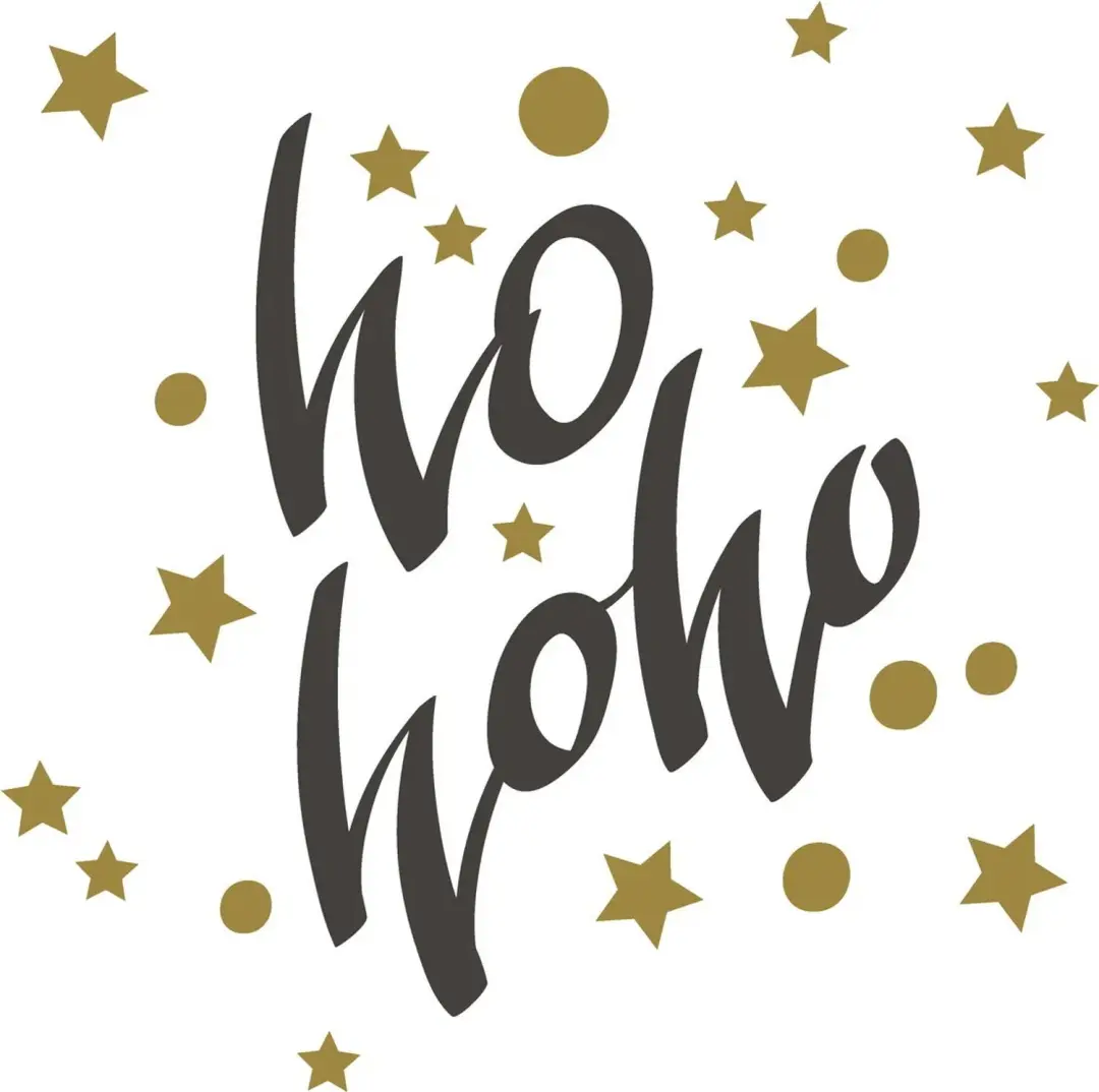 Servet l33b33 cm ho-ho stars 20st Duni