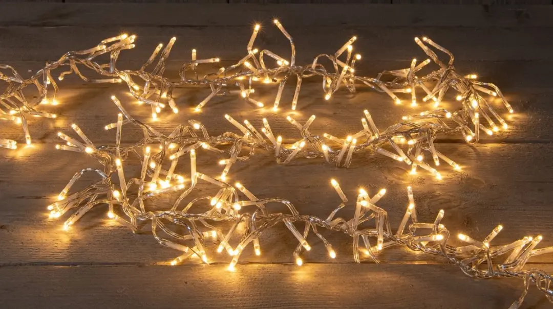 Anna's Collection Cluster Lights 384L2,4M Led Classic Warm Transparant