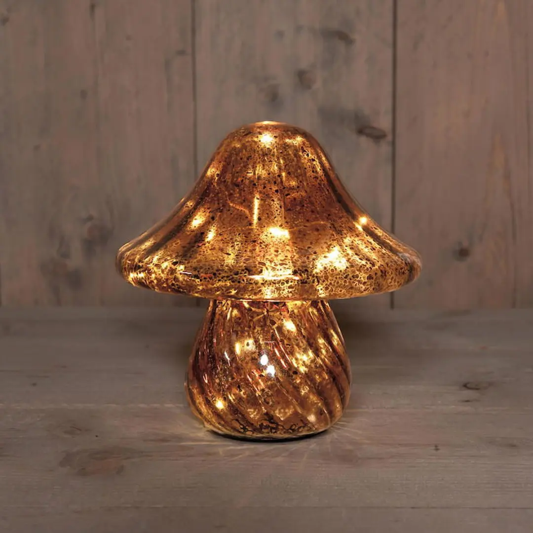 Anna's Collection Paddenstoel LED Lamp 19x19cm - Multicolor - afbeelding 2 van 2