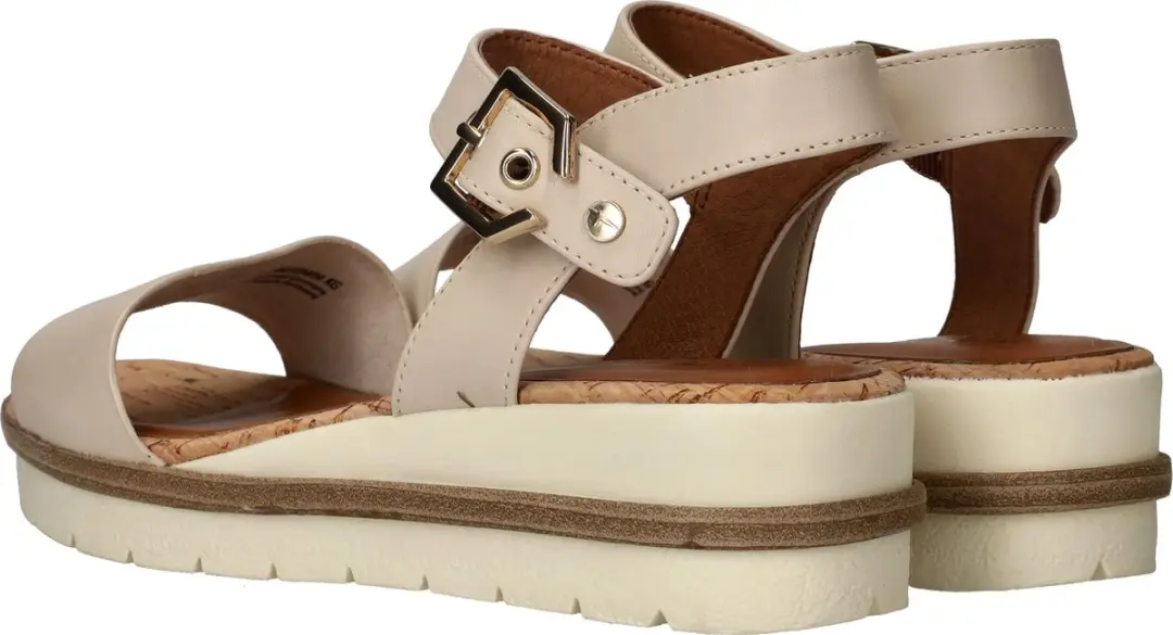 Tamaris Plat Sandalen 39 - Gebroken wit - afbeelding 4 van 6