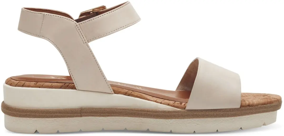 Tamaris Plat Sandalen 39 - Gebroken wit - afbeelding 2 van 6