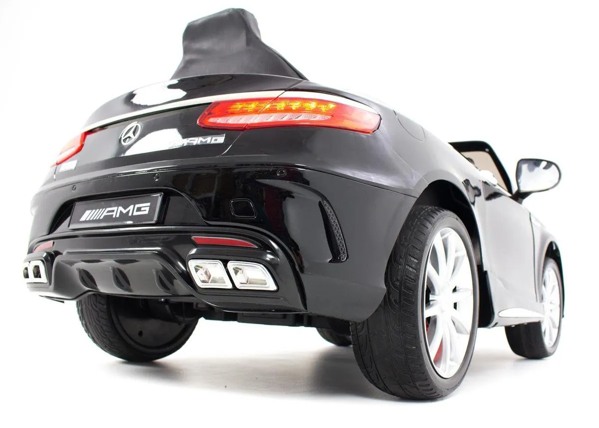 Mercedes S63 AMG Elektrische Kinderauto - Zwart