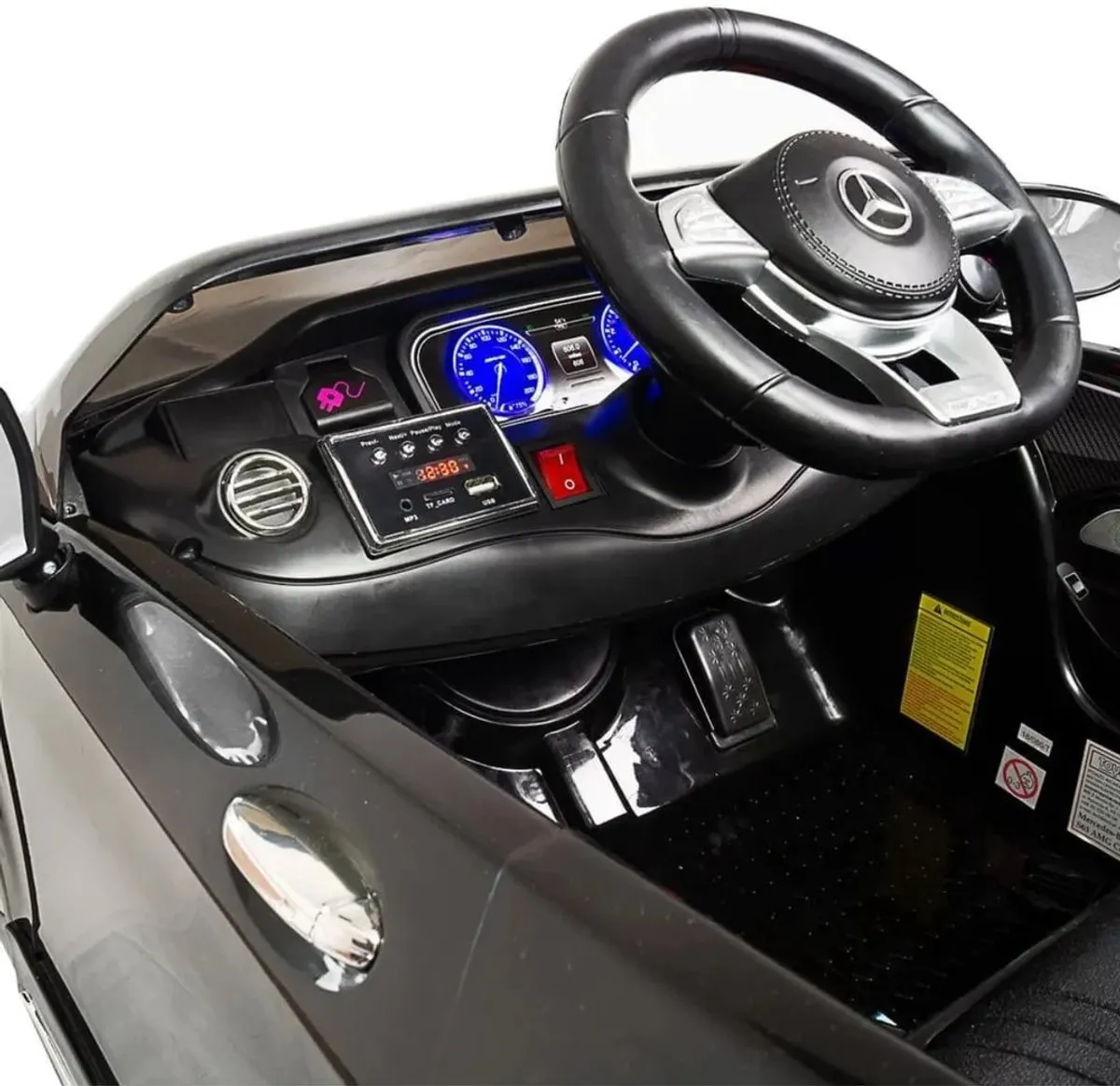 Mercedes S63 AMG Elektrische Kinderauto - Zwart
