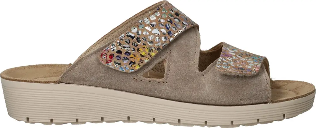Rohde Slipper 1403 14 - Beige/Multi - Maat 38 - afbeelding 2 van 6