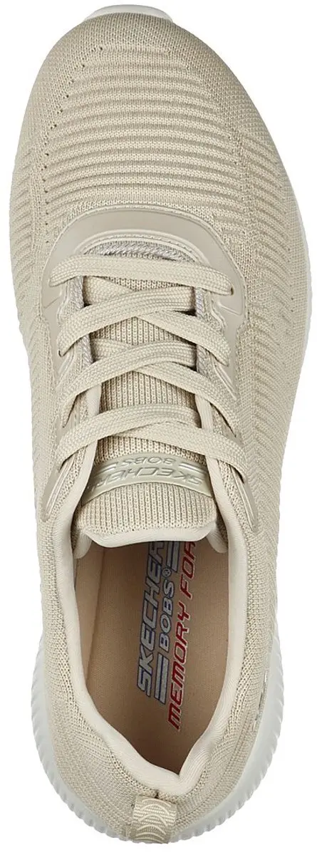 Skechers BOBS Squad Tough Talk Sneakers - Dames 35 - Beige - afbeelding 3 van 5