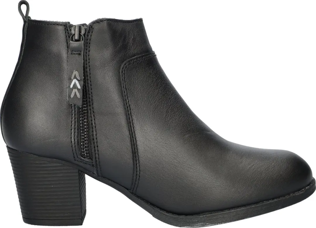 Skechers Taxi dames enkellaarsje - Zwart - Maat 38
