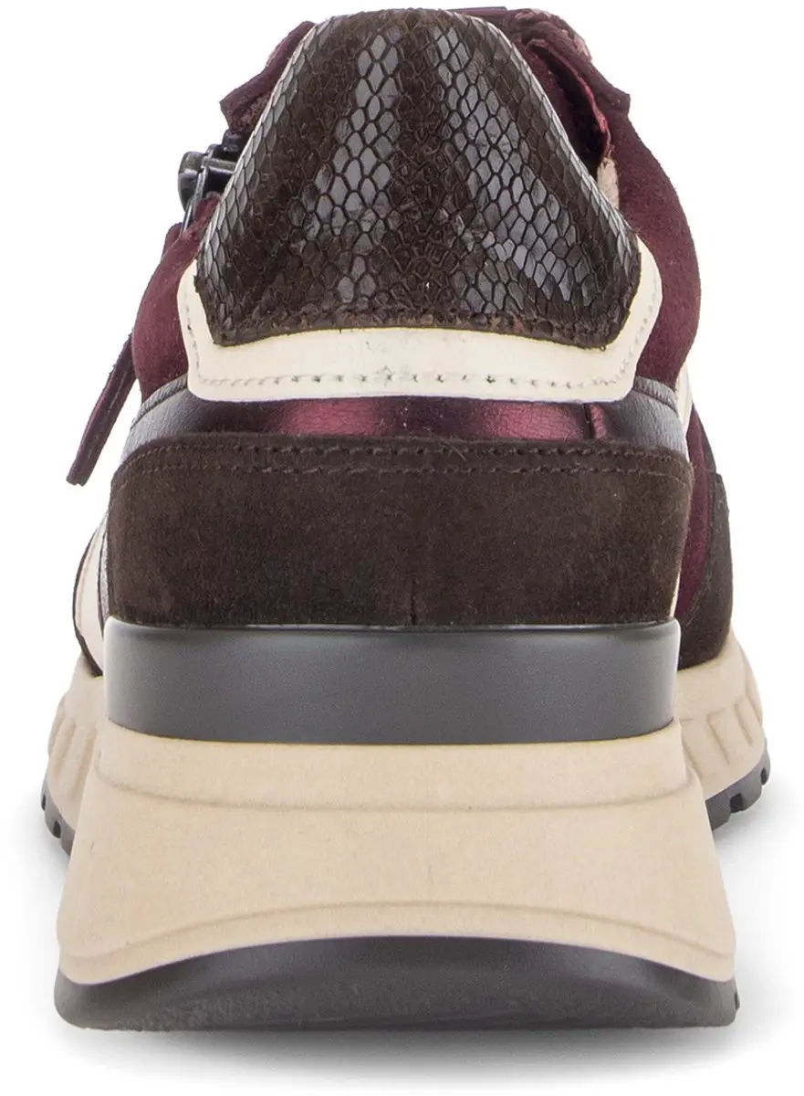 Gabor 102410 Sneakers - Bordeauxrood Suede - Maat 38.5 - afbeelding 6 van 6