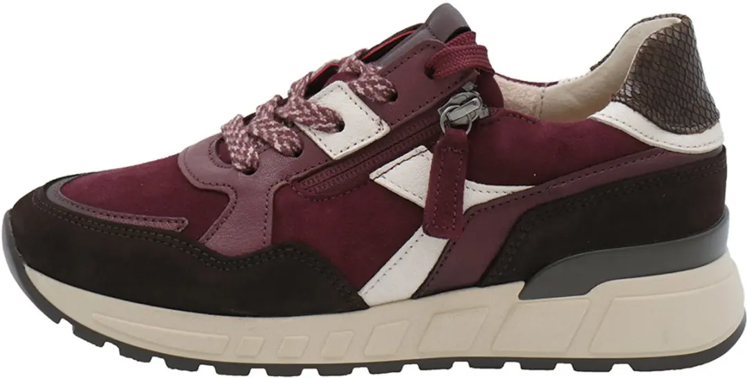 Gabor 102410 Sneakers - Bordeauxrood Suede - Maat 38.5 - afbeelding 2 van 6