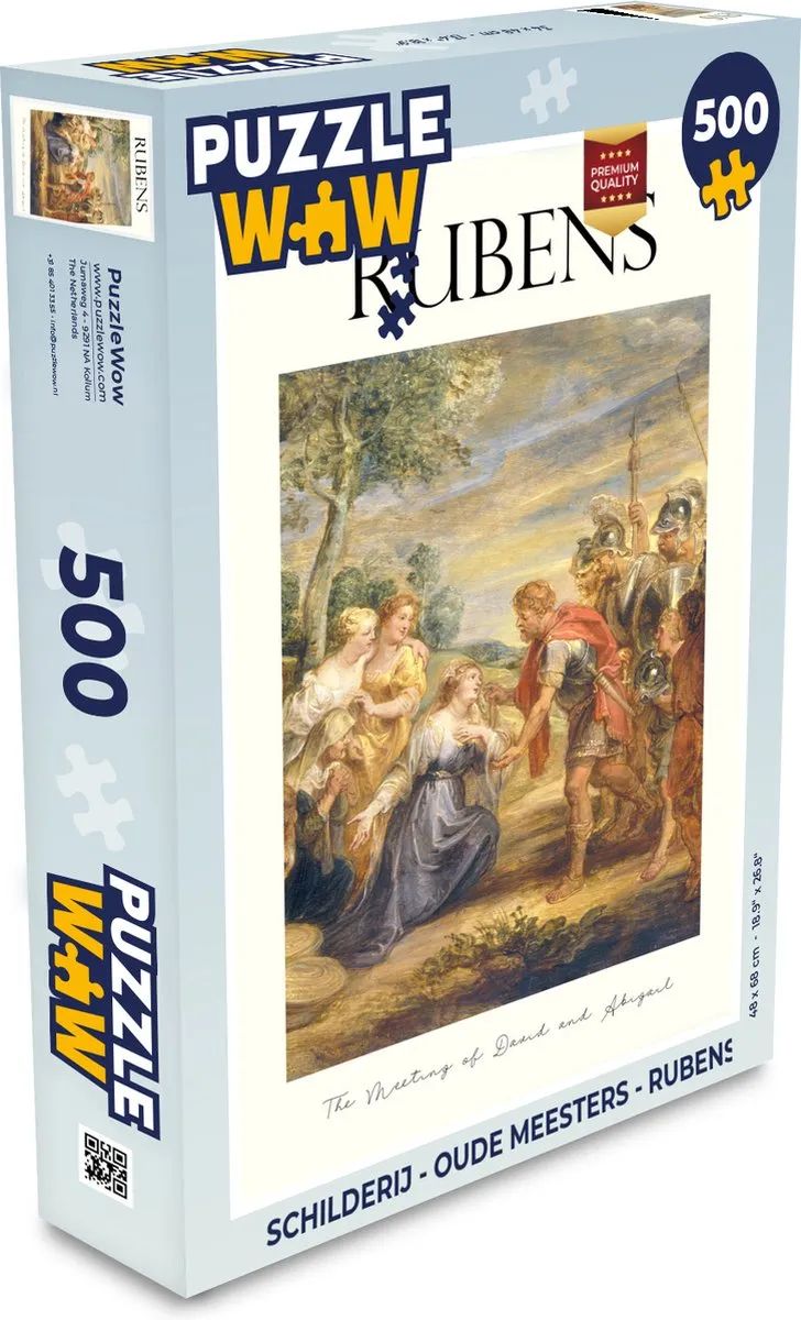 PuzzleWow Rubens Oude Meesters Legpuzzel 500 Stuks