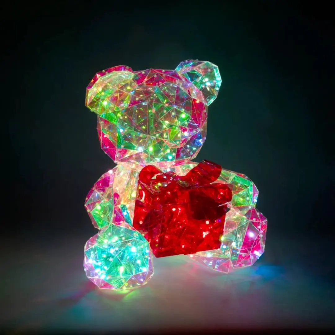 Konstsmide LED 3D Teddybeer - Iriserend - Wit licht - afbeelding 3 van 6