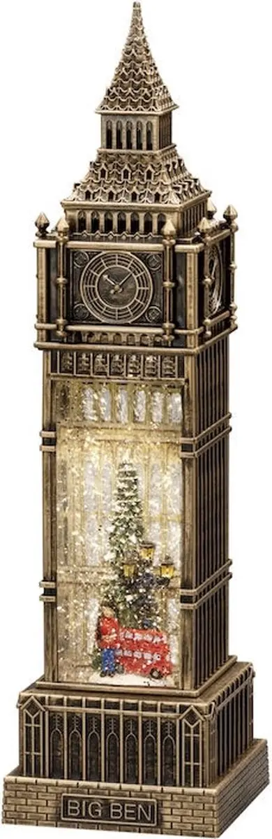 Konstsmide Big Ben Kerstlantaarn 38cm - USB & Batterij - Timer - afbeelding 4 van 6