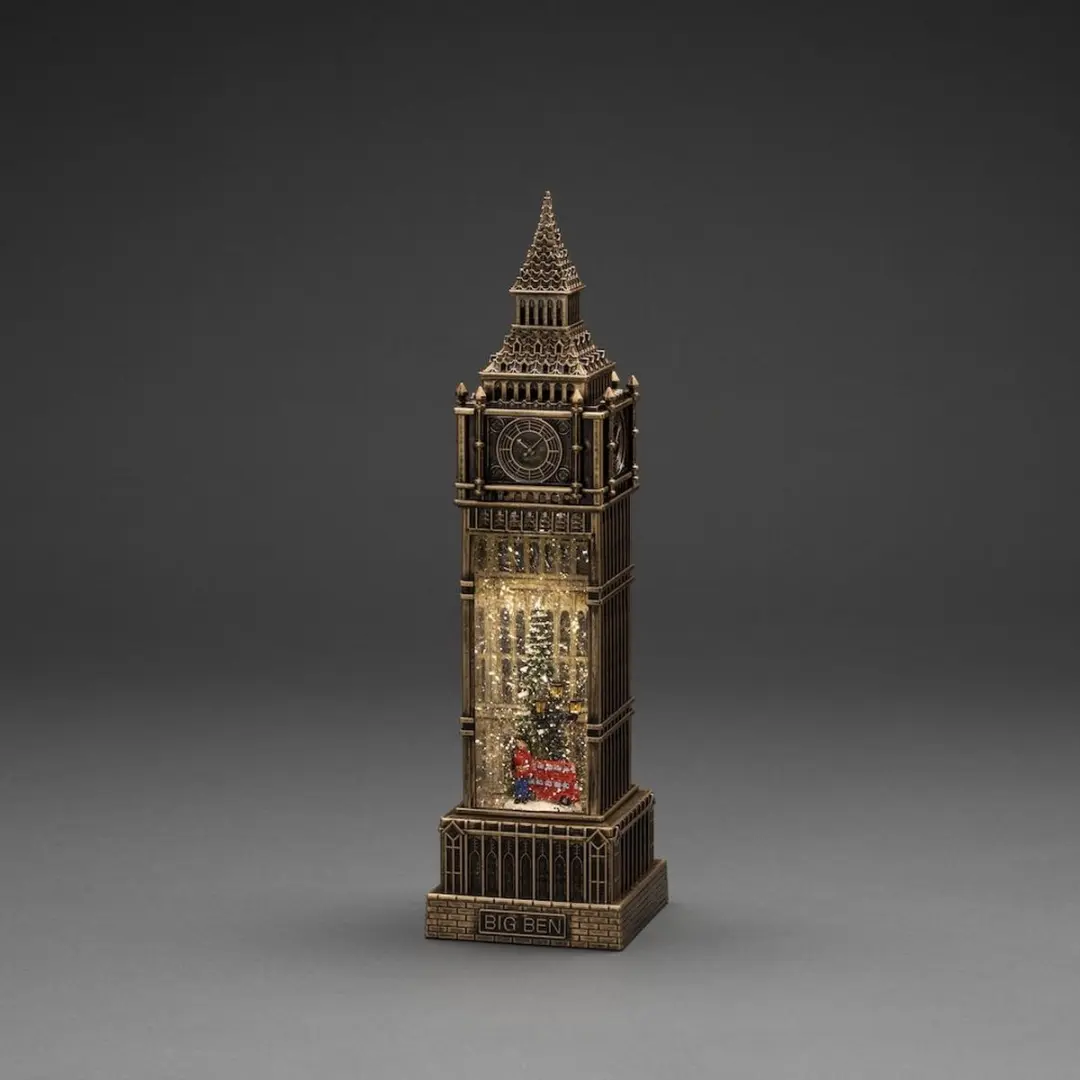 Konstsmide Big Ben Kerstlantaarn 38cm - USB & Batterij - Timer - afbeelding 6 van 6