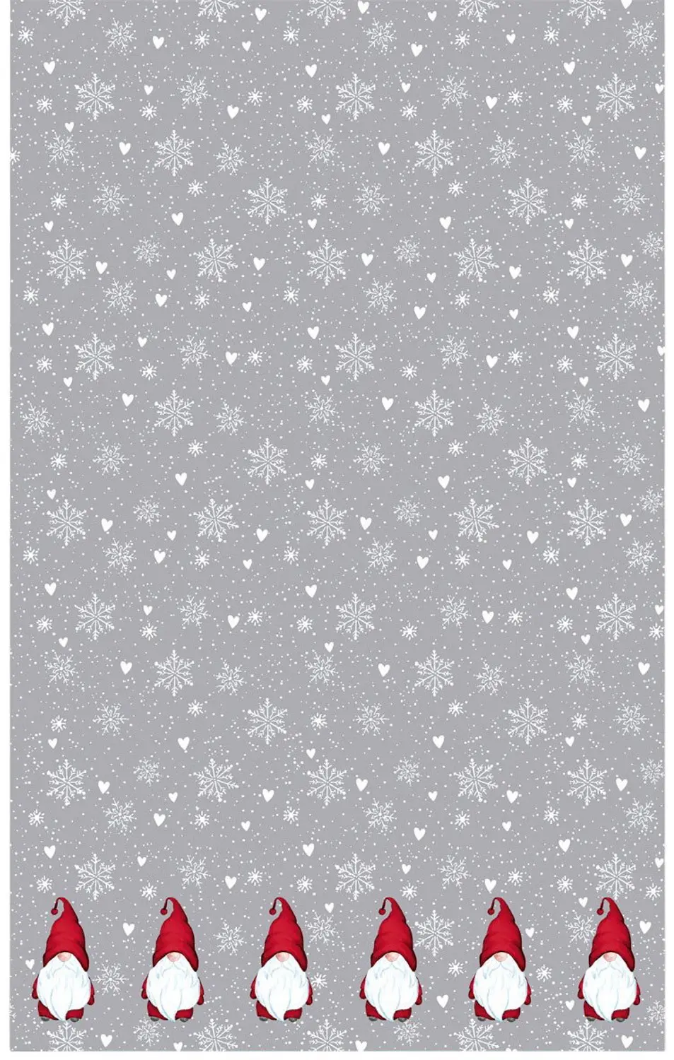 Tafelkleed l138b220cm winter flakes Duni