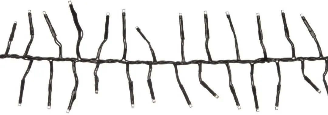 Anna's Collection LED Kerstboomcluster 1536 Warm Wit - 2000cm Zwart - afbeelding 4 van 4