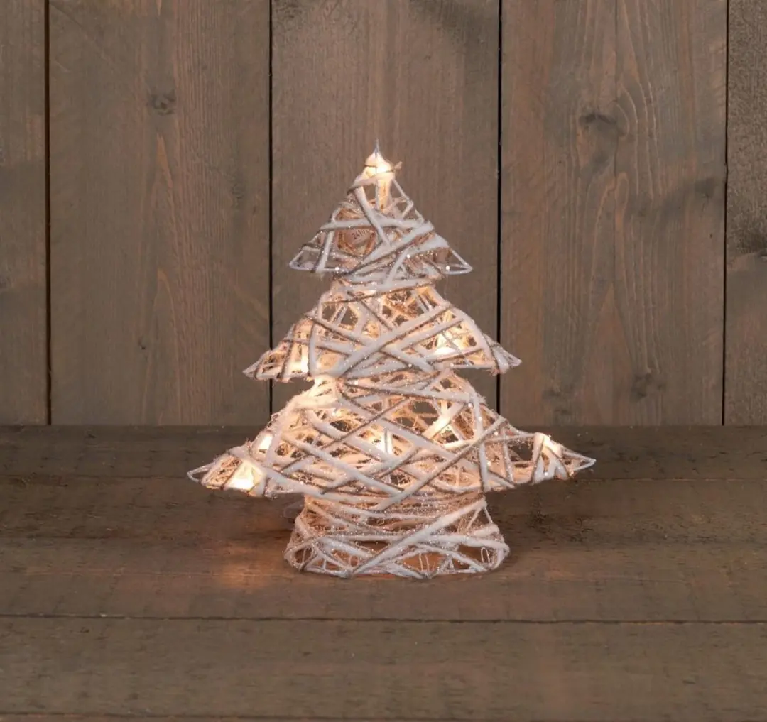 Batterijverlichting jute boom 30 cm warm wit Anna's Collection