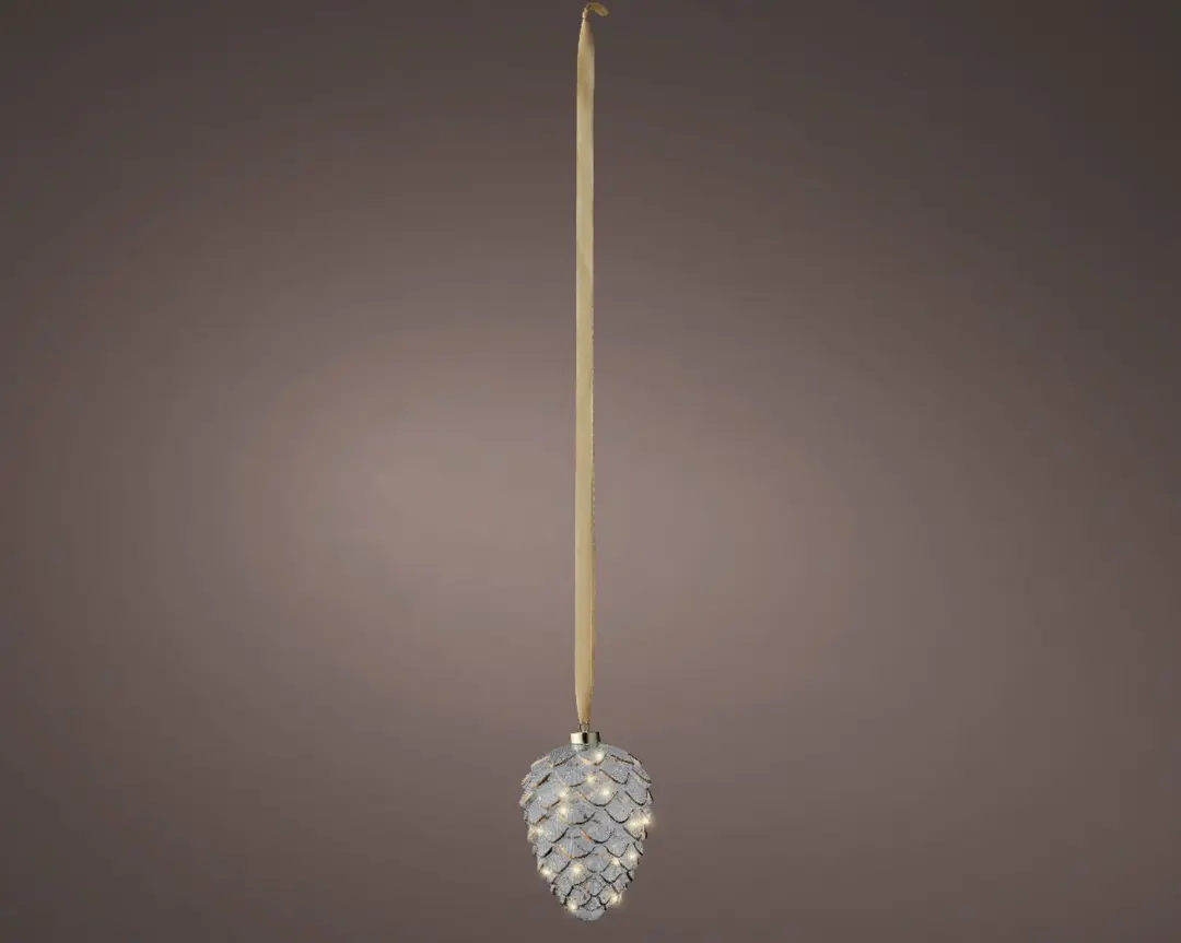 Lumineo Dennenappel Micro LED Binnenverlichting 15-H21cm