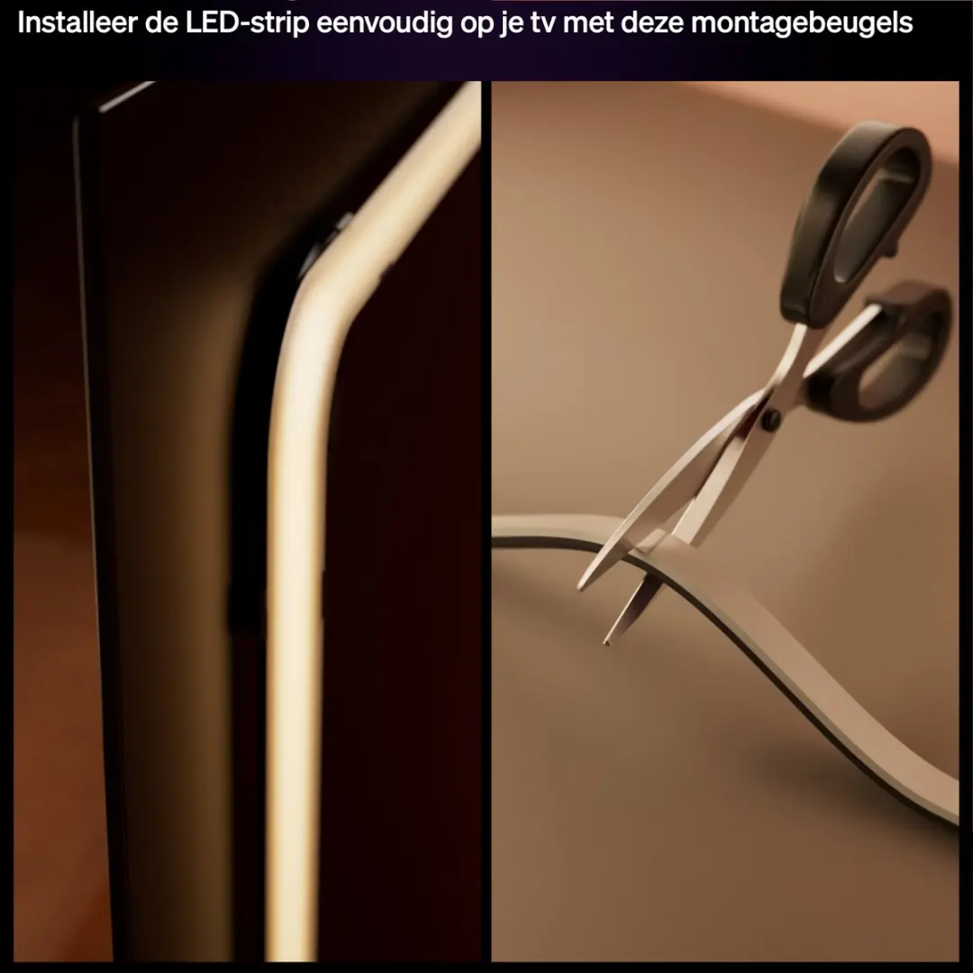 Philips Hue Play Pro Montagebeugels - Zwart - afbeelding 2 van 3