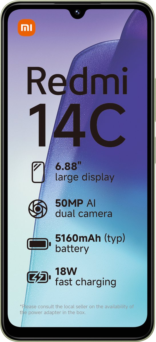 Xiaomi Redmi 14C - 4GB - 128GB - Sage Groen