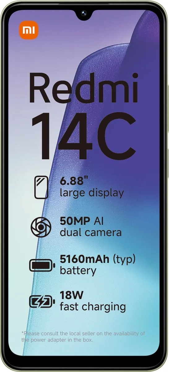 Xiaomi Redmi 14C 128GB - Sage Groen