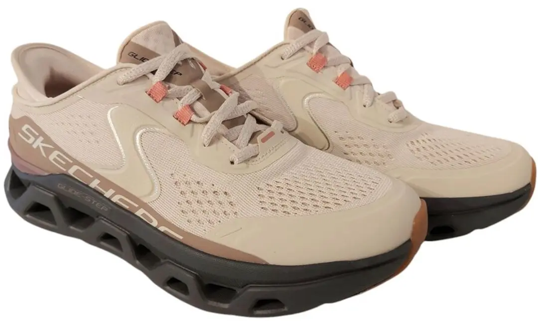 Skechers Instapper Glide Step Altus 150510 Mocassins - Wit/Grijs - afbeelding 4 van 6