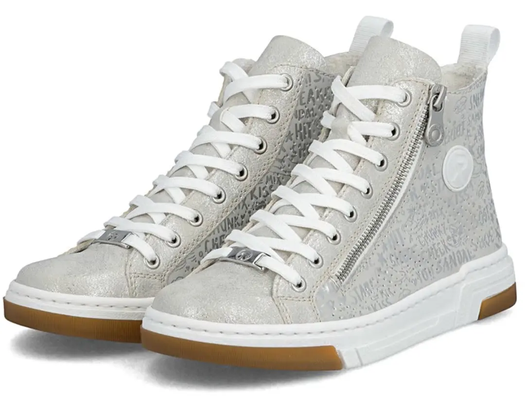 Rieker Dames Sneaker High Comfort N3945-40 Grey