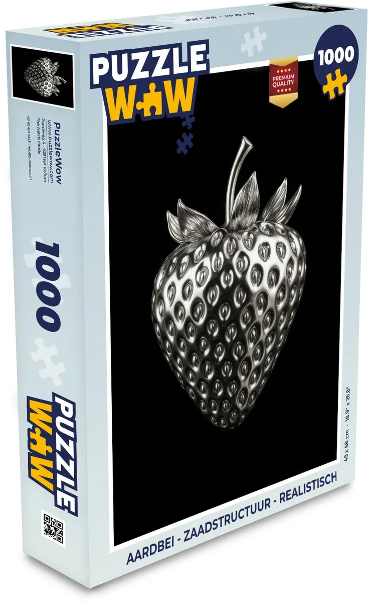 PuzzleWow Aardbei Legpuzzel 1000 Stuks