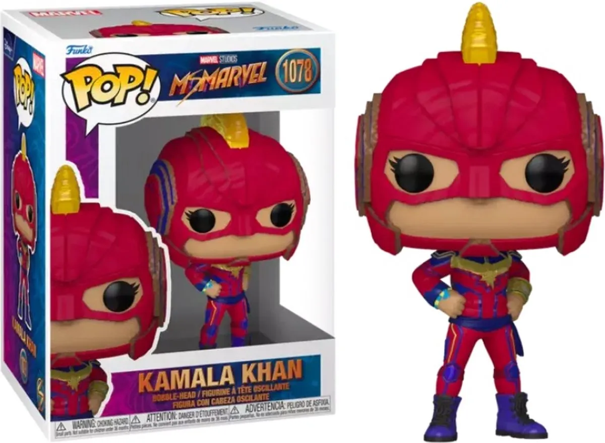 Marvel Funko POP! Miss Marvel Kamala Khan Verzamelfiguur 9cm - 59496